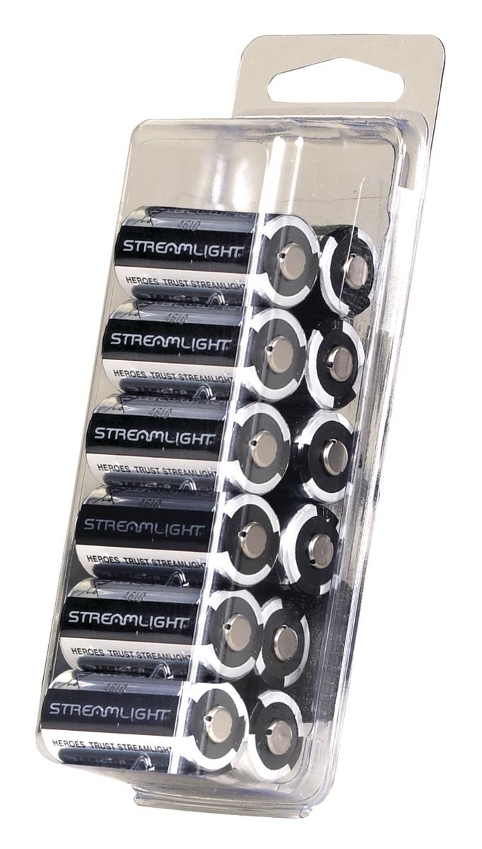 Streamlight Batteries|Flashlights &amp; Accessories Streamlight Streamlight Lithium Replacement Batteries CR123 12/pk