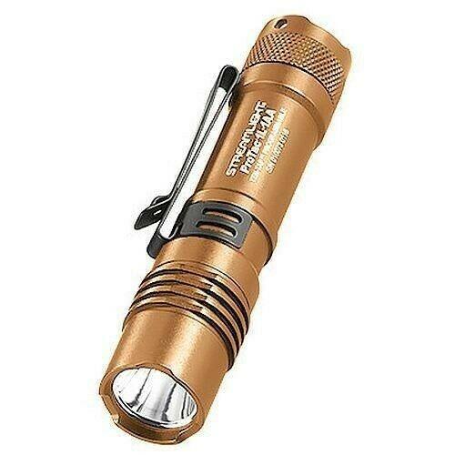 Streamlight Flashlights|Flashlights &amp; Accessories Streamlight PROTAC 1L-1AA WITH LITHIUM ALKALINE BATTERIES AND HOLSTER - CLAM - COYOTE