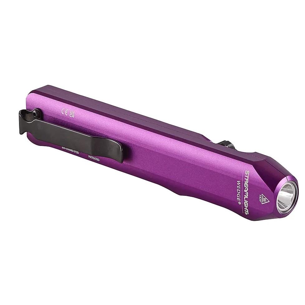 Streamlight Flashlights|Flashlights &amp; Accessories Streamlight Streamlight Wedge Slim Everyday Carry Flashlight 300 Lumens Purple