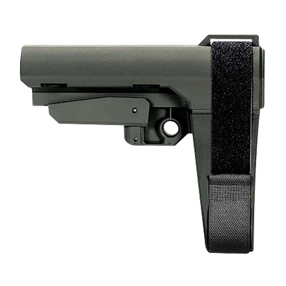 SB Tactical Chassis &amp; Stocks SB Tactical SB Tactical SBA3 5-Position Adjustable Stabilizing Brace Stealth Grey