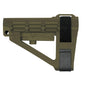 SB Tactical Chassis &amp; Stocks SB Tactical SB Tactical SBA4 5-Postion Adjustable Brace for AR-15 OD Green