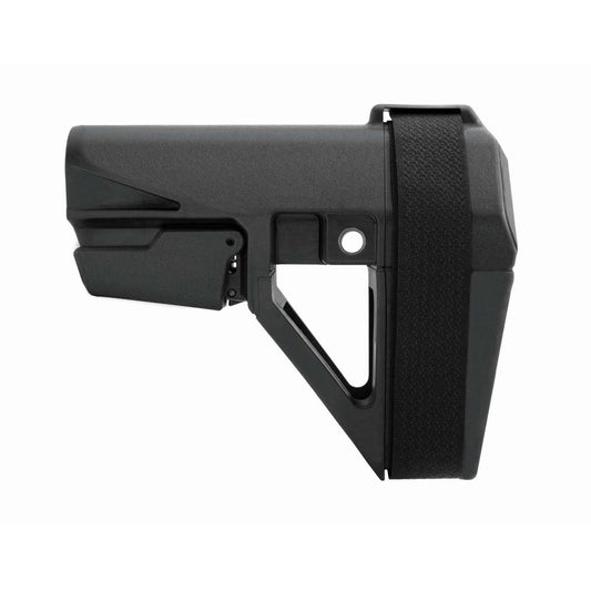 SB Tactical Chassis &amp; Stocks SB Tactical SB Tactical SBA5 Pistol Stabilizing Brace 5-Position Adjustable for AR-15 - Black
