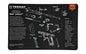TEKMAT PISTOL MAT S&W M&P SHIELD BLK