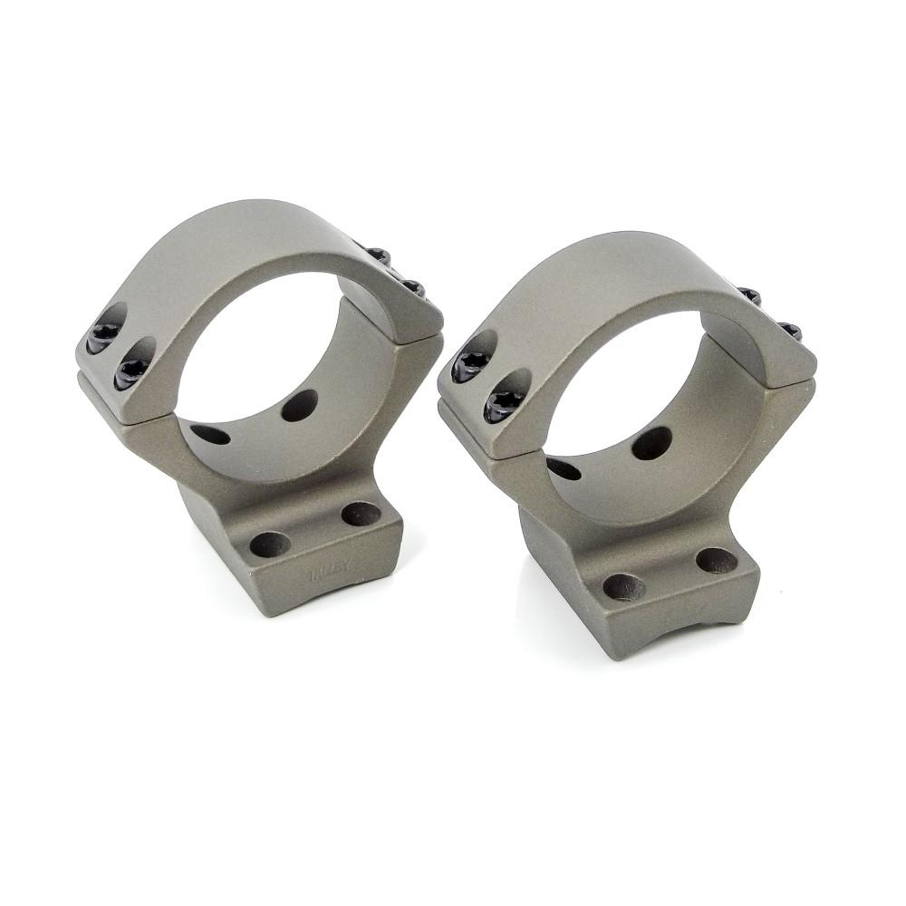 Talley Mounting Systems Optics|Scope Rings Talley Mounting Systems Talley Browning X-Bolt Scope Mounts 30mm High 20 MOA Long/Magnum Smoked Bronze