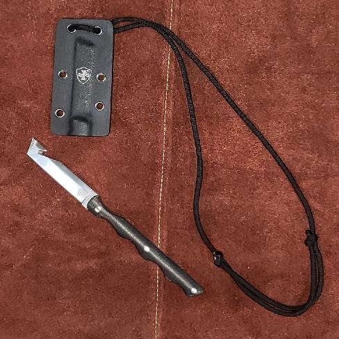 Templar Knife Knives|Knives &amp; Edged Tools Templar Knife Templar Neck Knife Black Powder D2 Tanto Silver