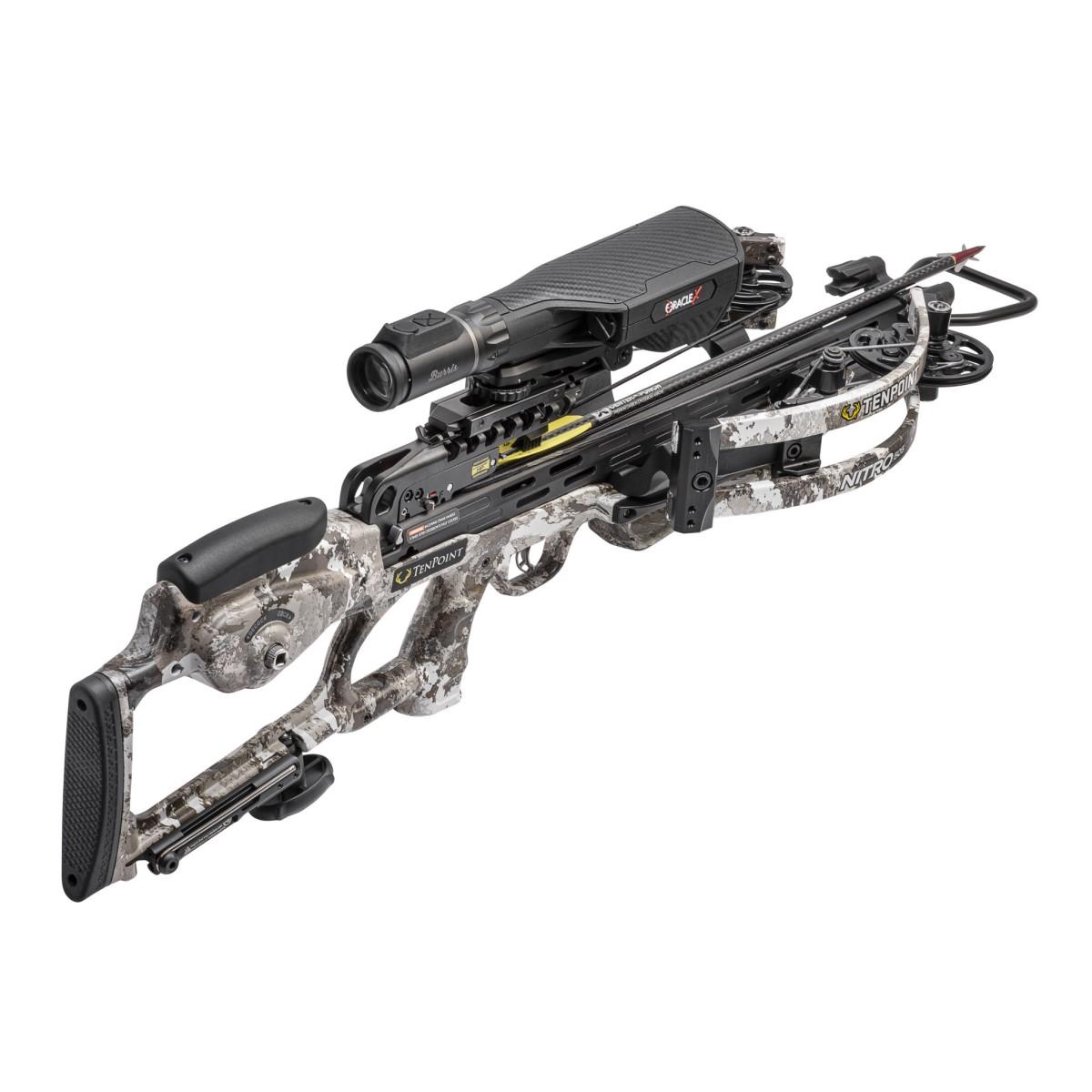 Tenpoint Crossbow Technologies Crossbows Tenpoint Crossbow Technologies TenPoint Nitro 505 Oracle X Crossbow ACUslide Burris Oracle X Scope Camo