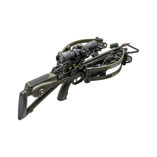 Tenpoint Crossbow Technologies Crossbows|Hunting Tenpoint Crossbow Technologies TenPoint Siege 425 ACUslide RangeMaster 100 Scope Moss Green