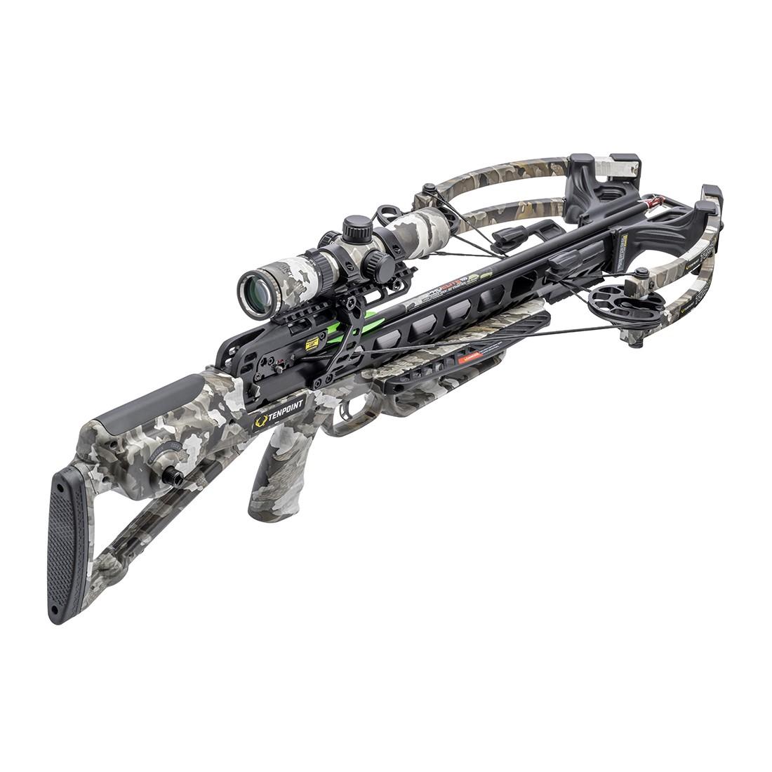 Tenpoint Crossbow Technologies Crossbows Tenpoint Crossbow Technologies Tenpoint Turbo X Crossbow ACUslide RangeMaster 100 Vektra Camo Scope