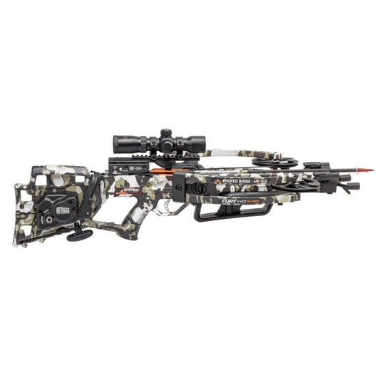Tenpoint Crossbow Technologies Crossbows Tenpoint Crossbow Technologies Wicked Ridge Fury 410 De-Cock Crossbow ACUdraw RangeMaster Pro Scope Camo