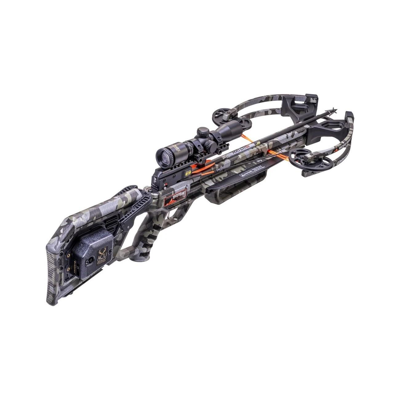 Tenpoint Crossbow Technologies Crossbows Tenpoint Crossbow Technologies Wicked Ridge Commander M1 Crossbow ACUdraw Multi-Line Scope Peak Camo