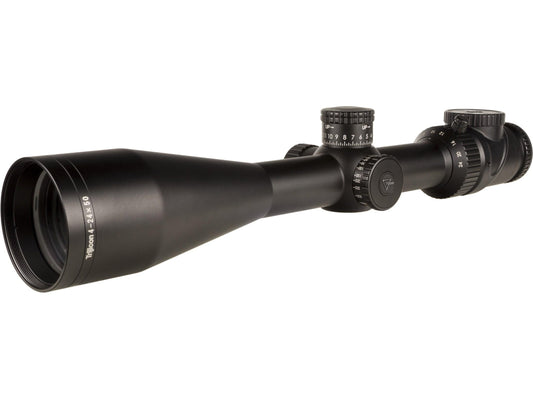 Trijicon Centerfire Scopes Trijicon AccuPoint 4-24x50 Riflescope MOA Ranging Crosshair With Green Dot 30mm Tube