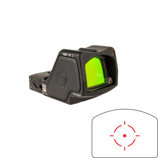 Trijicon Reflex Trijicon Trijicon RMR HD 50 MOA Adjustable LED Reticle With 3.25 MOA Red Dot