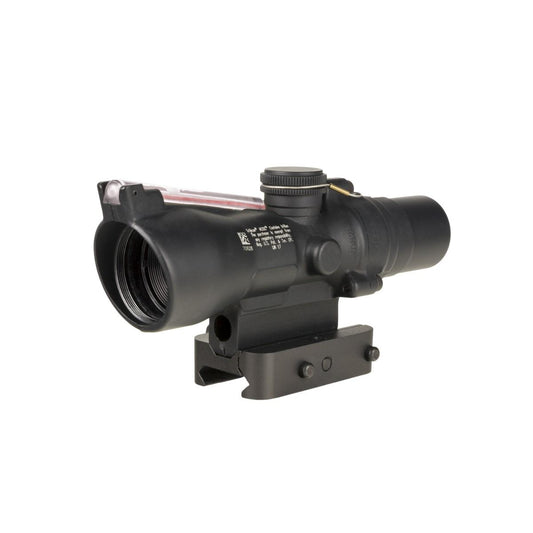 Trijicon Optics|Centerfire Scopes Trijicon Trijicon Compact ACOG 2x20 Rifle Scope Red 9.2 MOA Triangle Reticle Illuminated Black With Mount