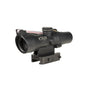 Trijicon Optics|Centerfire Scopes Trijicon Trijicon Compact ACOG 2x20 Rifle Scope Red 9.2 MOA Triangle Reticle Illuminated Black With Mount
