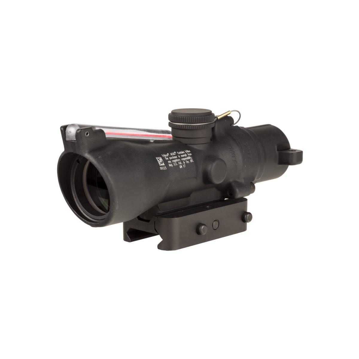 Trijicon Centerfire Scopes Trijicon Trijicon Compact ACOG 3x24 Rifle Scope Low Height Red Horseshoe/Dot 223/55gr. Illuminated Black