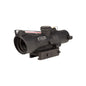 Trijicon Centerfire Scopes Trijicon Trijicon Compact ACOG 3x24 Rifle Scope Low Height Red Horseshoe/Dot 223/55gr. Illuminated Black