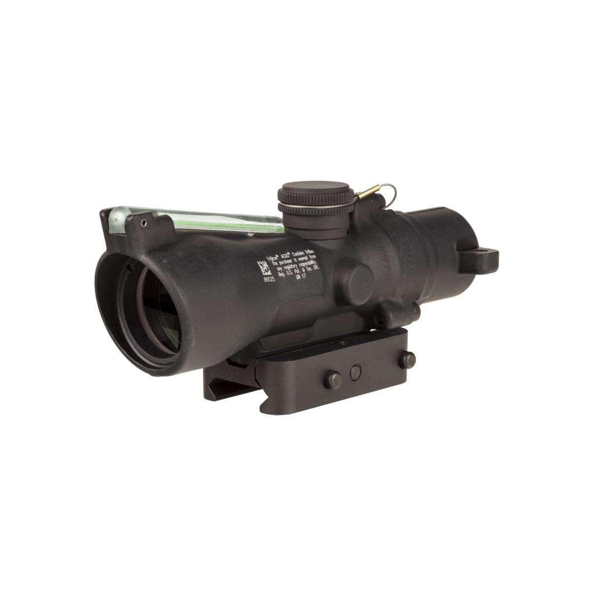 Trijicon Centerfire Scopes Trijicon Trijicon Compact ACOG 3x24 Rifle Scope Low Height Green Horseshoe/Dot 223/55gr. Illuminated Black