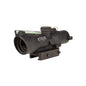Trijicon Centerfire Scopes Trijicon Trijicon Compact ACOG 3x24 Rifle Scope Low Height Green Horseshoe/Dot 223/55gr. Illuminated Black
