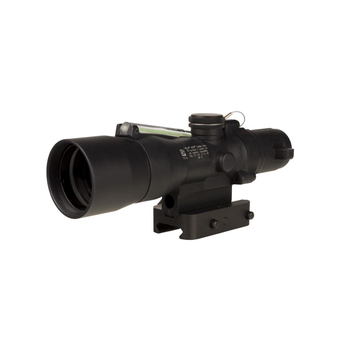 Trijicon Centerfire Scopes Trijicon Trijicon Compact ACOG 3x30 Rifle Scope Green Horseshoe/Dot 7.62x39/123gr. Illuminated Black
