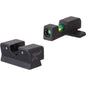 Trijicon Optics|Night Sights Trijicon Trijicon DI Night Sight Set Green with Black Outline Front and Rear for Springfield Armory XD-S and XD-E