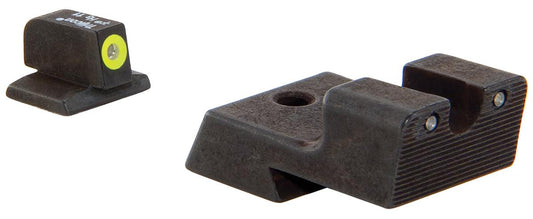 Trijicon Night Sights Trijicon Trijicon 1911 Novak Cut HD Night Sight Set - Yellow Front Outline