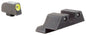 Trijicon Night Sights Trijicon Trijicon HD Night Sight Set for Select Glock Pistols - Yellow Front Outline