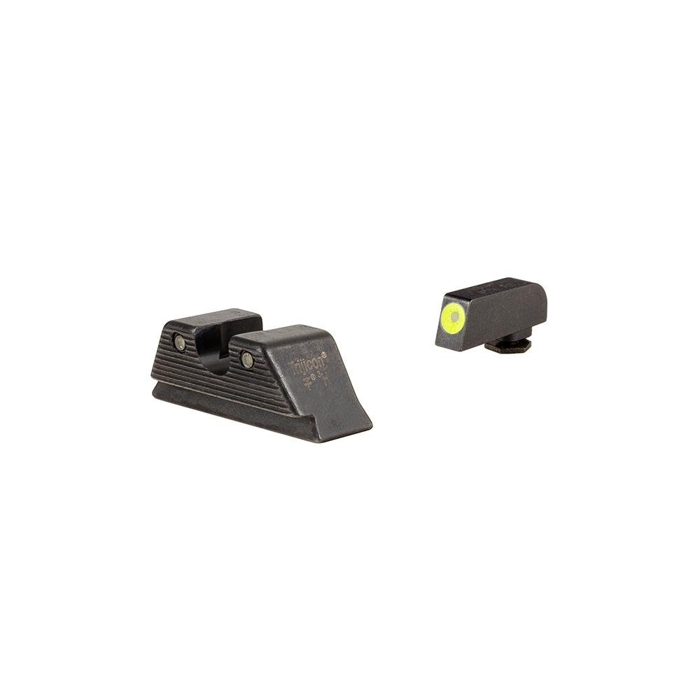 Trijicon Night Sights Trijicon Trijicon HD Night Sight MOS fit rear Yellow front for Glock Models 17-39