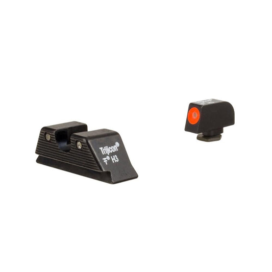 Trijicon Night Sights Trijicon Trijicon HD Night Sight MOS fit rear Orange front for Glock Models 17-39
