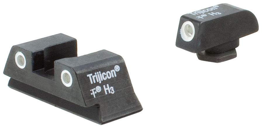 Trijicon Night Sights Trijicon Trijicon Bright & Tough Night Sight Set for Glock 42 & 43 Pistol - Green Front & Green Rear