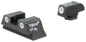 Trijicon Night Sights Trijicon Trijicon Bright & Tough Night Sight Set for Glock 42 & 43 Pistol - Green Front & Green Rear