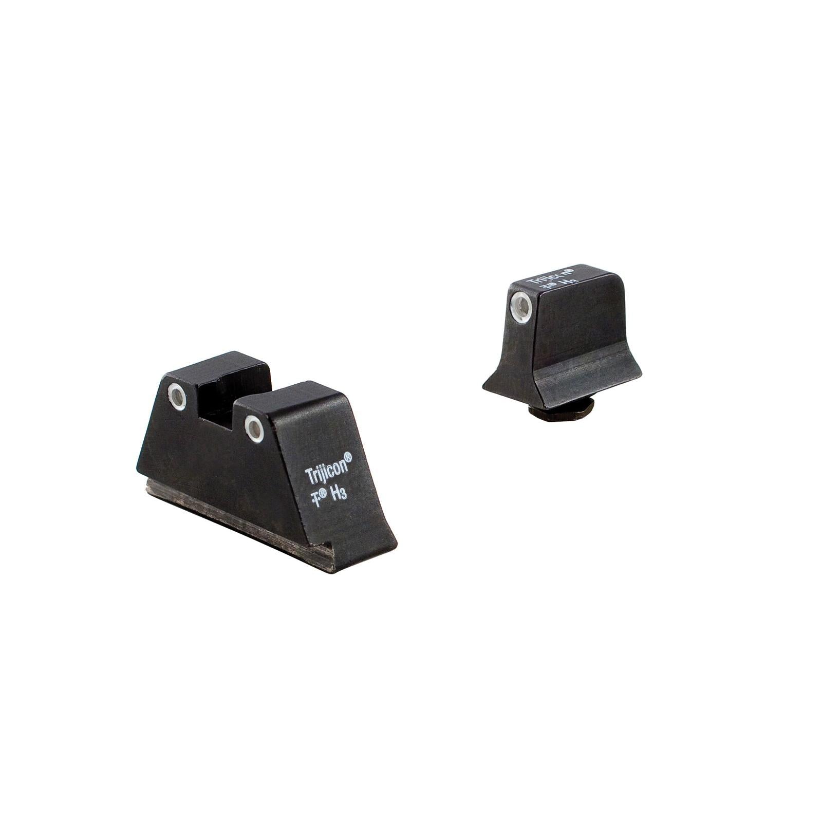 Trijicon Suppressor Height Sights Trijicon Trijicon Bright & Tough Suppressor Sight Set for Glock Large Frames Green with White Front and Rear
