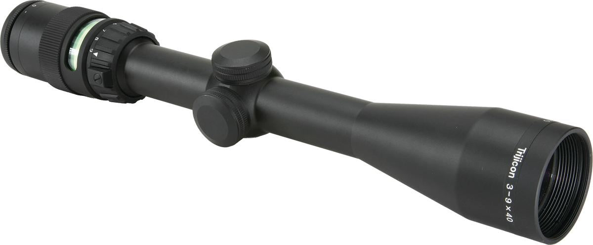 Trijicon Centerfire Scopes Trijicon AccuPoint 3-9x40 Riflescope Standard Duplex Crosshair With Green Dot 1 in.