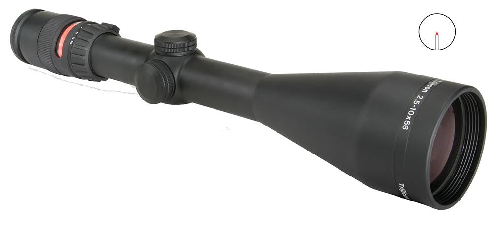 Trijicon Optics|Centerfire Scopes Trijicon AccuPoint 2.5-10x56 Riflescope With BAC Red Triangle Post Reticle 30mm Tube
