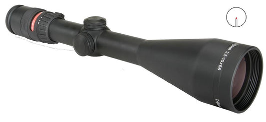 Trijicon Optics|Centerfire Scopes Trijicon AccuPoint 2.5-10x56 Riflescope With BAC Red Triangle Post Reticle 30mm Tube