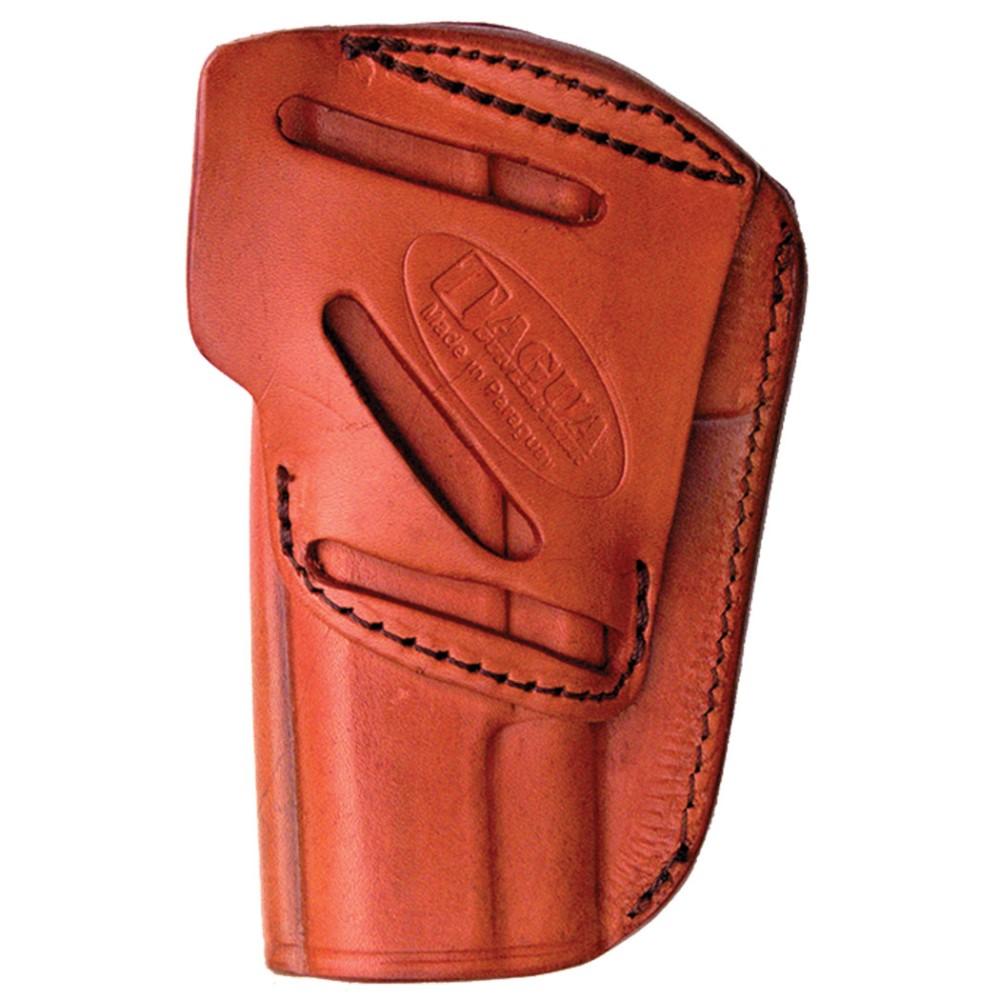 Tagua Gun Leather Shooting|Gun Holsters Tagua Gun Leather Tagua 4 in 1 IWB Holster without Thumb Break Glock 42 Brown Right Hand