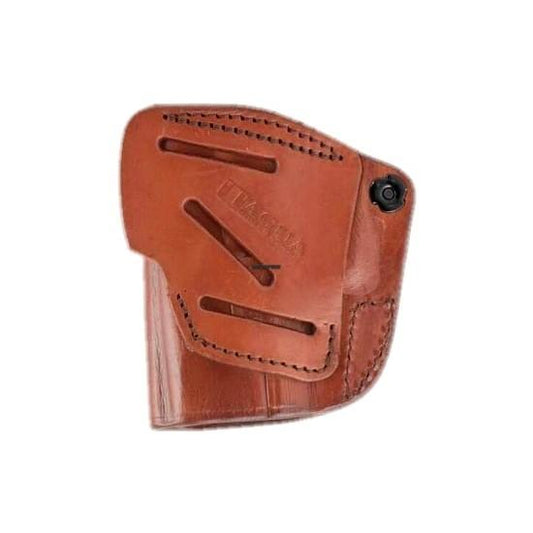 Tagua Gun Leather Gun Holsters Tagua Gun Leather Tagua Leather 4in1 IWB Holster with Snap for CZ 75 Brown Right Hand