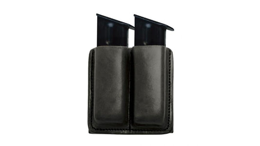 Tagua Gun Leather Magazine Holsters Tagua Gun Leather Tagua Double Mag Carrier - Sigarms/Beretta/Sig Sauer/Walther/9mm Blk/Ambidextrous