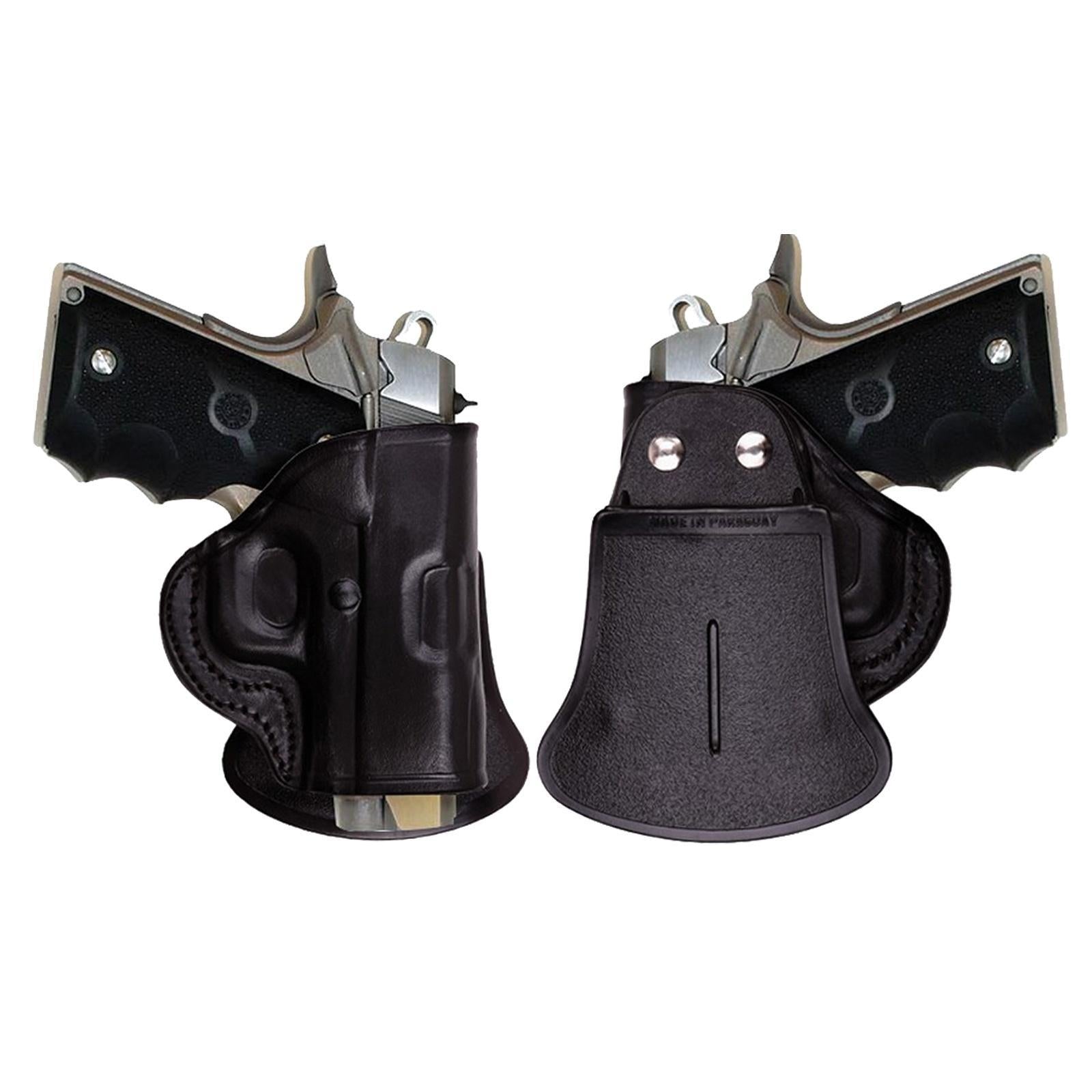 Tagua Gun Leather Gun Holsters Tagua Gun Leather Tagua Quick Draw Paddle Holster for Glock 19/23/32 Black Right Hand