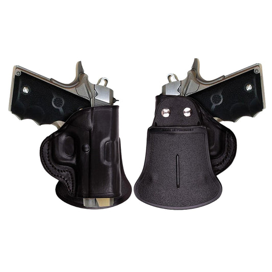 Tagua Gun Leather Gun Holsters Tagua Gun Leather Tagua Quick Draw Paddle Holster for Glock 19/23/32 Black Right Hand