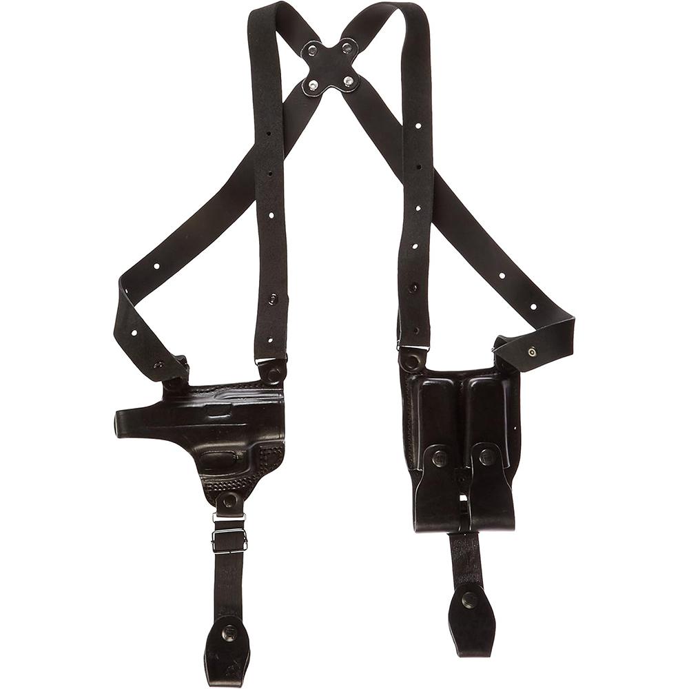 Tagua Gun Leather Shooting|Gun Holsters Tagua Gun Leather Tagua Gun and Mag Shoulder Holster for Cold 1911 4" Black Right Hand