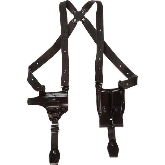 Tagua Gun Leather Shooting|Gun Holsters Tagua Gun Leather Tagua Gun and Mag Shoulder Holster for Cold 1911 4" Black Right Hand