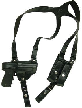 Tagua Gun Leather Gun &amp; Magazine Combo Holsters Tagua Gun Leather GL19 23 32 SHOLDERight HandLST BLK Right Hand