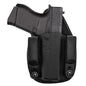 Tagua Gun Leather Gun Holsters Tagua Gun Leather Hybrid IWB Kydex Holster FOR Glock 43 Black Ambidextrous