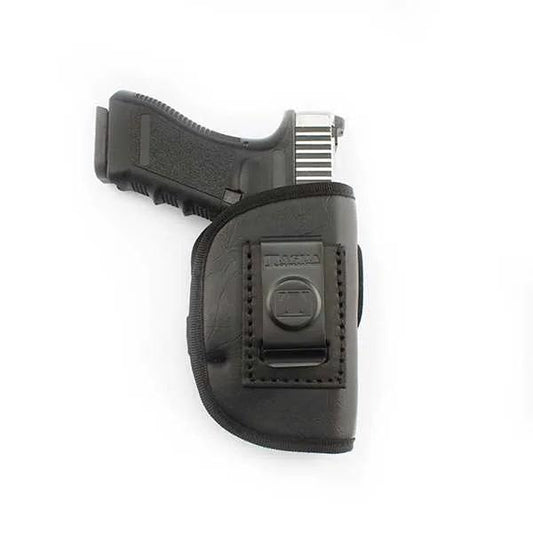 Tagua Gun Leather Gun Holsters Tagua Gun Leather Tagua Leather Ecoleather Weightless 4 in 1 Open Top Holster for Most 9mm Luger/40/.45 Black Right Hand