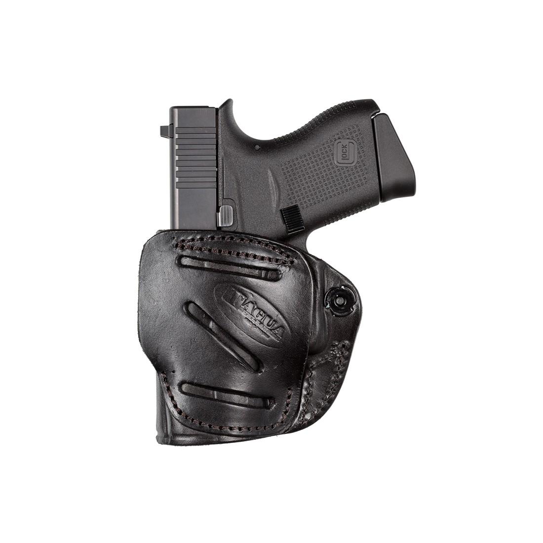 Tagua Gun Leather Gun Holsters Tagua Gun Leather TX 1836 by Tagua FOR S&W J Frame / Ruger LCR / Bodyguard 38-Black-R/H