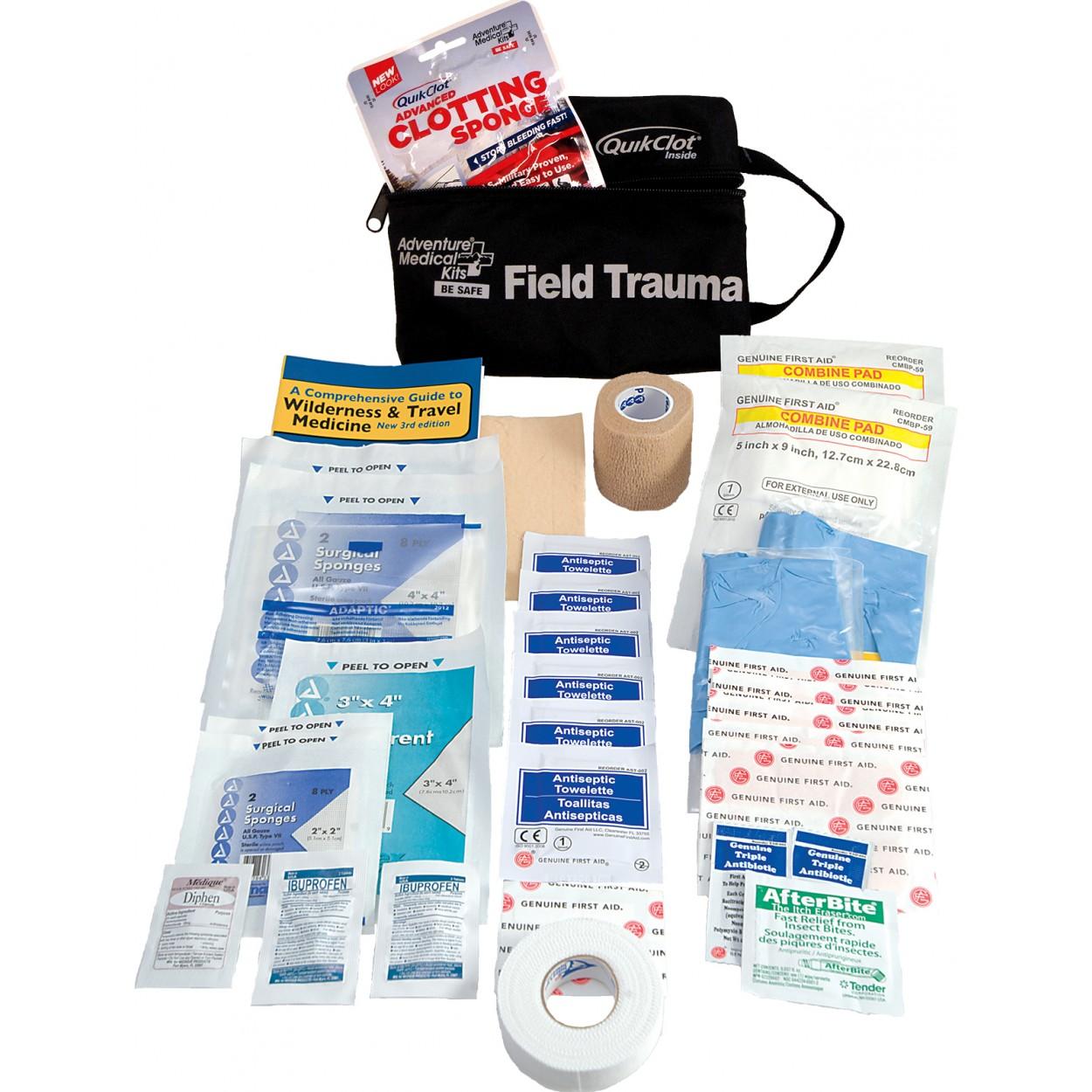 Adventure Ready Brands First Aid|First Aid Kits|First Aid Kits Adventure Ready Brands Adventure Medical Kits Professional - Tactical Field Trauma With QuikClot