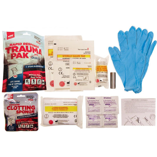 Adventure Ready Brands First Aid|First Aid Kits|First Aid Kits Adventure Ready Brands Ready Brands Adventure Medical Kits - Trauma Pak With QuikClot