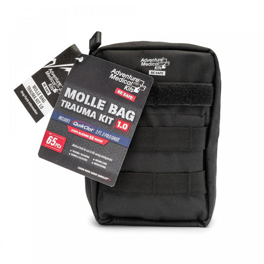 Adventure Ready Brands First Aid|First Aid Kits|First Aid Kits Adventure Ready Brands Ready Brands Adventure Medical Kits Molle Bag Trauma Kit 1.0 (Black Bag)