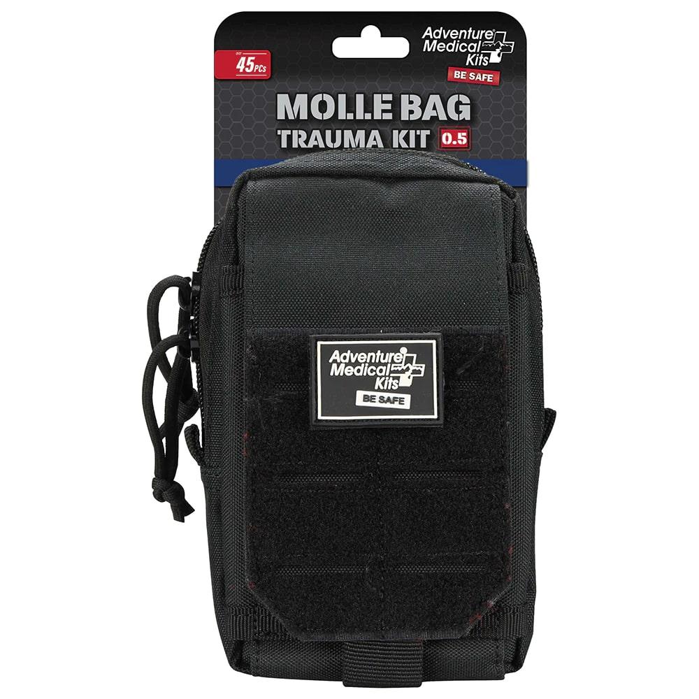 Adventure Ready Brands First Aid|First Aid Kits|First Aid Kits Adventure Ready Brands Ready Brands Adventure Medical MOLLE Trauma Kit 0.5 (Black Bag)