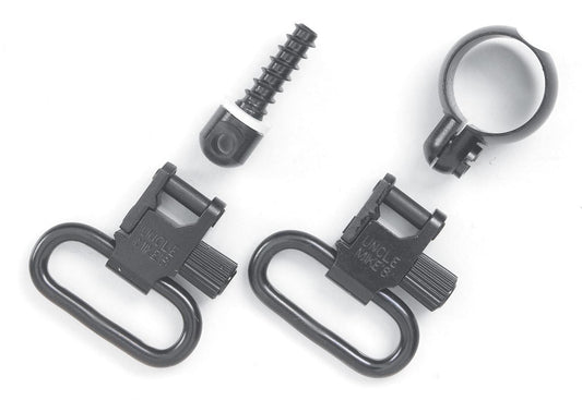 Michaels Of Oregon Sling Accessories Michaels Of Oregon Uncle Mike's Quick Detach Sling Swivel Set Full Band Lever Action Rifles .645-.660 Winchester/Marlin Swivel Steel Black